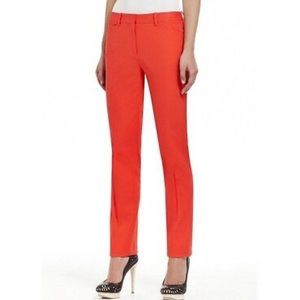BCBG “Monique” ankle cut pants in color Poppy